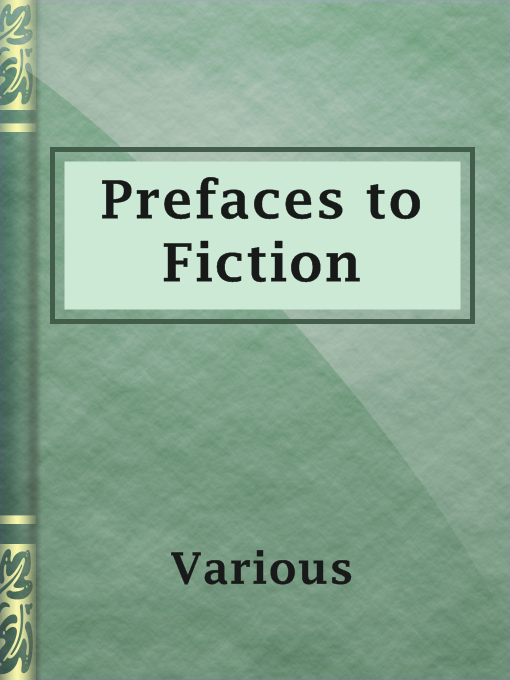 Title details for Prefaces to Fiction by Various - Available